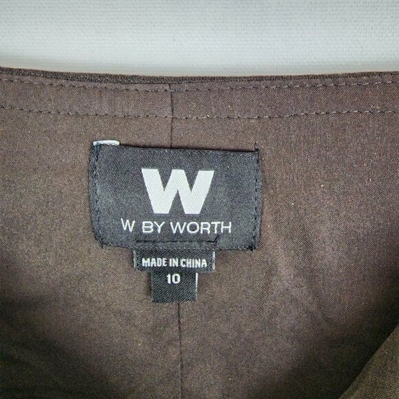 W by Worth Wool Blend Skirt 10 - Picture 3 of 4